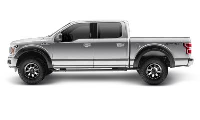 Bushwacker - Bushwacker Extend-a-Fender Rear Fender Flares-Black, Ford F-150; 20094-02