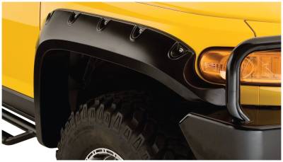 Bushwacker - Bushwacker Pocket Style Front Fender Flares-Black, for FJ Cruiser; 31063-02