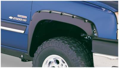 Bushwacker - Bushwacker Pocket Style Front Fender Flares-Black, Silverado; 40059-02