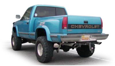 Bushwacker - Bushwacker Extend-a-Fender Rear Fender Flares-Black, GM C/K Truck; 40012-01