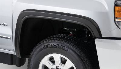 Bushwacker - Bushwacker OE Style Front Fender Flares-Black, GMC Sierra; 40129-02