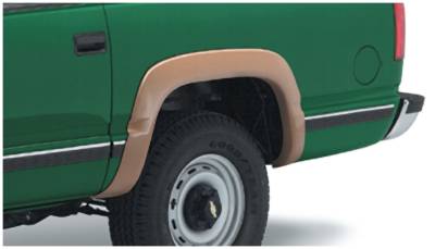 Bushwacker - Bushwacker OE Style Rear Fender Flares-Black, GM C/K Truck; 40028-01