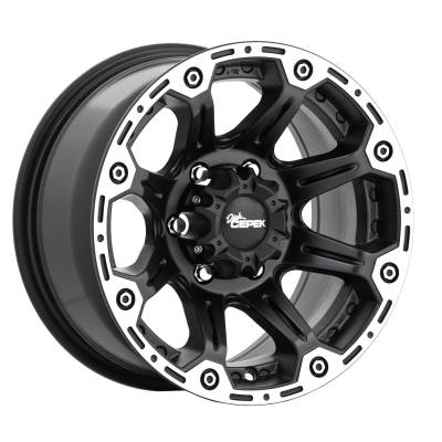 Mickey Thompson - Mickey Thompson 250775 Torque Wheel 8x6.5 0mm Offset; Matte Black/Machined