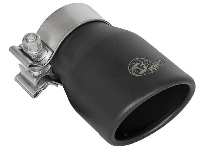 aFe Power - aFe Power 2.5" IN/3.5" OUT Bolt-On Matte Black SS Exhaust Tip; 49T25354-B06