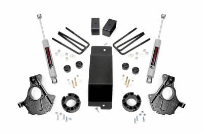 Rough Country Suspension Systems - Rough Country 3.5" Suspension Lift Kit, 14-18 Silverado/Sierra 1500 4WD; 12130