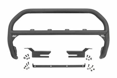 Rough Country Suspension Systems - Rough Country Front Bumper Nudge Bar-Black, 21-24 Bronco; 51045