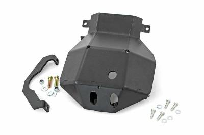 Rough Country Suspension Systems - Rough Country Dana M186 Front Differential Skid Plate, for Jeep JL; 10623