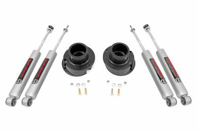 Rough Country Suspension Systems - Rough Country 2.5" Suspension Leveling Kit, for 13-24 Ram HD Leaf 4WD; 37730A