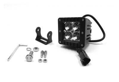 Southern Truck - Southern Truck Lifts 79911 Chrome Series 3" CREE LED Square Fog Light-Each