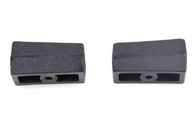 Zone Offroad Products - Zone Offroad ZONU3032 3" Rear Tapered Cast Iron Lift Blocks-Pair