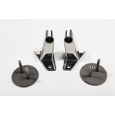 Rugged Ridge - Rugged Ridge 11026.04 Mirror Relocation Brackets Stainless Steel