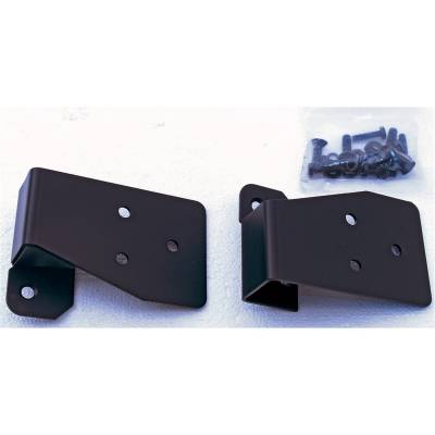 Rugged Ridge - Rugged Ridge 11025.03 Mirror Relocation Brackets Black for Jeep Wrangler