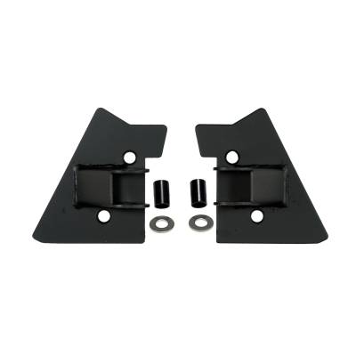 Rugged Ridge - Rugged Ridge 11025.02 Mirror Relocation Brackets Black for Jeep Wrangler