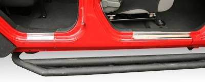 Rugged Ridge - Rugged Ridge 11119.05 Door Entry Guards Stainless Steel