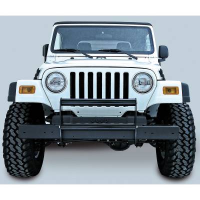 Rugged Ridge - Rugged Ridge 11511.02 Brush Guard Gloss Black for Jeep Wrangler