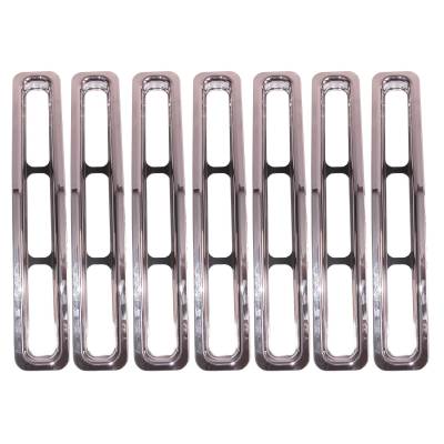 Rugged Ridge - Rugged Ridge 11306.01 Grille Inserts Chrome