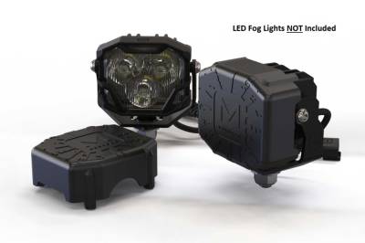 Morimoto - Morimoto BAF055 4Banger LED Fog Light Covers-Pair, Black