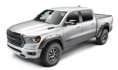 Bushwacker - Bushwacker Forge Style Front/Rear Fender Flares-Black, for Dodge Ram; 58205-08