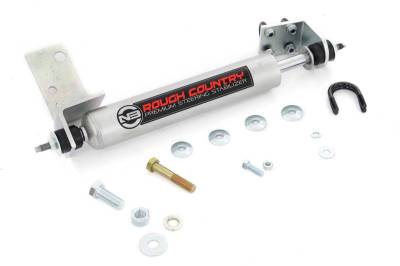 Rough Country Suspension Systems - Rough Country N3 Single Steering Stabilizer 0-3" Lift, 88-00 GM K1500; 8732630