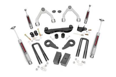 Rough Country Suspension Systems - Rough Country 2"-3" Suspension Lift Kit, 88-98 GM 1500 Truck/SUV 4WD; 16530