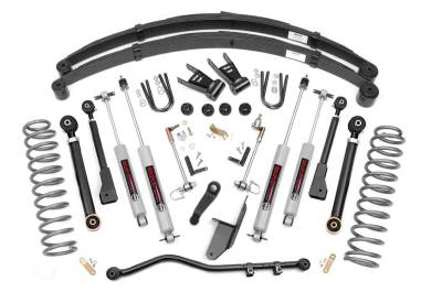 Rough Country Suspension Systems - Rough Country 6.5" Suspension Lift Kit, for 84-01 Jeep Cherokee XJ; 69620