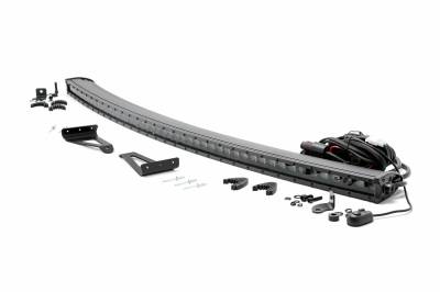 Rough Country Suspension Systems - Rough Country Windshield Mount 50" LED Light Bar Kit, for Polaris Ranger; 93020