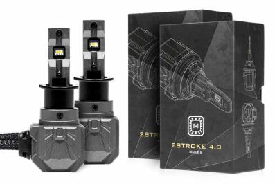 Morimoto - Morimoto 2Stroke 4.0 LED H3 Headlight Bulb, White-EACH; LED2010
