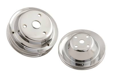 Mr Gasket - Mr. Gasket 4962 Chrome Plated Pulley Set