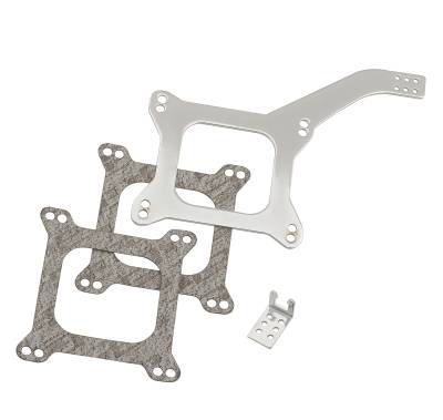 Mr Gasket - Mr. Gasket 6035 Chrome Plated Carburetor Linkage Plate For Holley And AFB ALL
