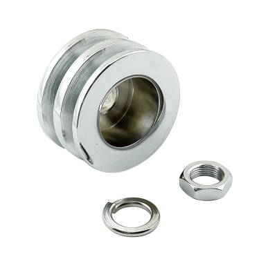 Mr Gasket - Mr. Gasket 6809 Chrome Plated Alternator Pulley Double Groove
