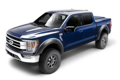 Bushwacker - Bushwacker Extend-a-Fender Front/Rear Fender Flares-Black, Ford F-150; 20964-02