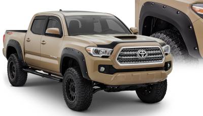 Bushwacker - Bushwacker Pocket Style Front/Rear Fender Flares-Black, for Tacoma; 30922-02