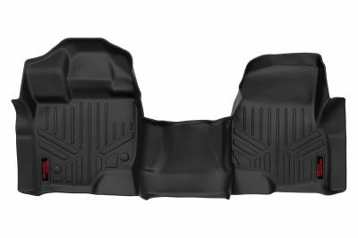 Rough Country Suspension Systems - Rough Country Front Floor Liners-Black, 15-24 Ford F-150; M-5115