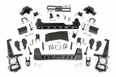 Rough Country Suspension Systems - Rough Country 4.5" Suspension Lift Kit, 17-18 Ford F-150 Raptor 4WD; 51930