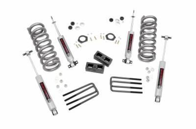 Rough Country Suspension Systems - Rough Country 2" Suspension Lift Kit, 88-98 GM 1500 Truck/SUV RWD; 230N3