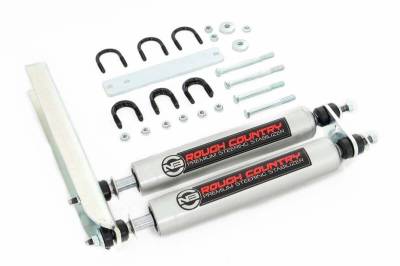 Rough Country Suspension Systems - Rough Country N3 Dual Steering Stabilizer 0-6" Lift, 80-96 Ford Truck; 8733830