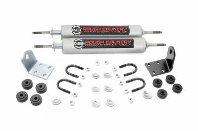 Rough Country Suspension Systems - Rough Country N3 Dual Steering Stabilizer 0-6" Lift, 77-79 Ford Truck; 8733630