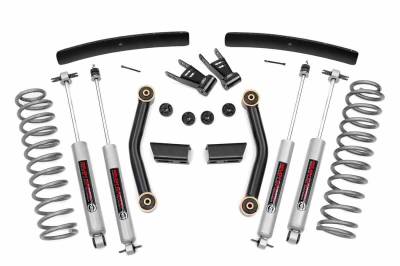 Rough Country Suspension Systems - Rough Country 4.5" Suspension Lift Kit, for 86-92 Comanche MJ 4WD; 62630