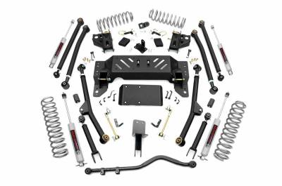 Rough Country Suspension Systems - Rough Country 4" Suspension Lift Kit, for 93-98 Grand Cherokee ZJ 4WD; 90222