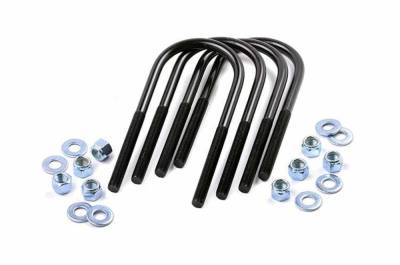 Rough Country Suspension Systems - Rough Country 9/16 x 3.625 x 15.5 Round Top Leaf Spring U-Bolt, EACH; 7657