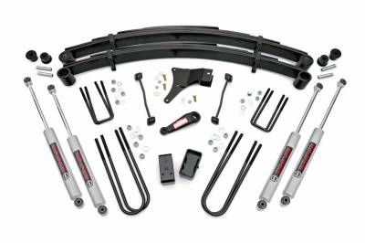 Rough Country Suspension Systems - Rough Country 6" Suspension Lift Kit, 1999 Super Duty V10/Dsl 4WD; 49330