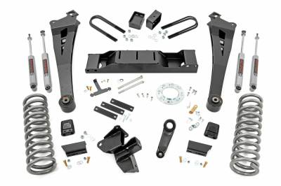 Rough Country Suspension Systems - Rough Country 5" Suspension Lift Kit, for 19-24 Ram 3500 4WD Diesel; 37830