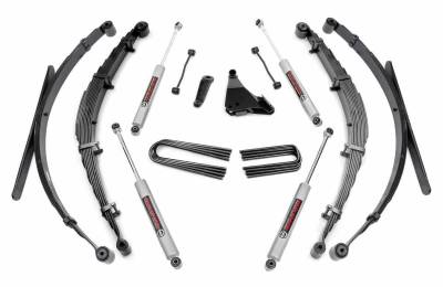 Rough Country Suspension Systems - Rough Country 6" Suspension Lift Kit, 1999 Super Duty V10/Dsl 4WD; 49230