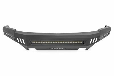 Rough Country Suspension Systems - Rough Country High Clearance Front Bumper-Black, 07-13 Silverado 1500; 10911