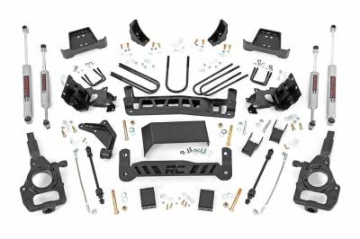 Rough Country Suspension Systems - Rough Country 5" Suspension Lift Kit, 98-11 Ford Ranger 4WD; 43130