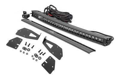 Rough Country Suspension Systems - Rough Country Grille Mount 30" LED Light Bar Kit, 17-20 F-150 Raptor; 70701BLDRL