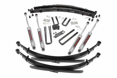 Rough Country Suspension Systems - Rough Country 4" Suspension Lift Kit, for 70-74 Dodge W-series Trucks; 301.20