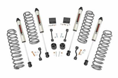 Rough Country Suspension Systems - Rough Country 2.5" Suspension Lift Kit, for 18-23 Wrangler JL 4dr 4WD; 67770