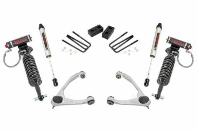 Rough Country Suspension Systems - Rough Country 3.5" Suspension Lift Kit, 07-13 Silverado/Sierra 1500 RWD; 19857