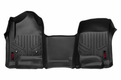 Rough Country Suspension Systems - Rough Country Front Floor Liners-Black, 14-18 Silverado/Sierra; M-2114